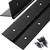 Heavy Duty Piano Hinge 16 Inch x 3 Inch Width, True 0.060'' Thick Stainless Steel Black Piano Hinge for Heavy Duty Cabinet, Door, Toolbox, Wooden Box, Metal Plate, Furniture, Industrial Project