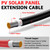 Vansdon 2x50 Feet Solar Panel Extension Cable, 12AWG Solar Cable, Solar Panel Cable with Female and Male Waterproof Connectors for RV, Photovoltaic Systems (50FT Red + 50FT Black)