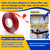 LUTQ 26 Ft Curtain Rod Tape - Smooth and Silent Curtain Rod Sliding Accessories for Drapery Curtain Rings - Hard Surface - Wide - Make Curtains Slide Easier
