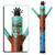 GOODENY 20FT Tall Halloween Inflatable Tube Man Zombie Wacky Wavy Dancing Guy (18''Diameter) for Outdoor Decoration Advertising Business Promotion (Blower Not Included)