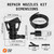 Click&Fit Repair kit Windshield washer Nozzles compatible with Jeep Wrangler 2013-2024, Gladiator 19-21 – Wiper washer check valves, hose, pipe connectors, sprayers replaces 68164356, Extension set