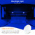 Obeaming 2 Pack RV Interior Ceiling Dome Light 4.5 Inch, Press Dimmer Switch & Blue Nightlight,12V Dimmable Puck Light for Motorhome Trailer Fifth Wheel Truck Coach Enclosed Trailer(5000K)