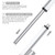 Justech 660LBS/3000N-8inch/200mm Heavy-Duty 12V Linear Actuator, Black