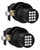 HIDALIFE Door Knob with Keypad, Door Knob with Lock, Keyless Entry Door Lock with Code for Front Door Garage Home Apartment, Matte Black 2Pack