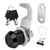 Cylinnda Black Toolbox Lock with Keys, Cabinet Locks Keyed Alike, Hook Cam, Tubular Cam Lock, Tool Box Lock with Manual, Zinc Alloy (5/8 Inch 1 Pack-Black)