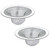 Seatery 2PCS Tub Drain Hair Catcher - 2.75 inch Shower Drain Mesh Strainer, Stainless Steel Shower Bathtub Drain Cover, Bathroom Sink Strainer Filter Basket for Bathroom Sink, Wash Basin Floor Drain