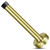 KOLAKO Door Stoppers for Wall, 5 Inch(120mm) Door Stopper, Stainless Steel, Long Doors Stop with Soft Rubber Tips, Baseboard Modern Doorstop Wall Protector, Gold