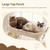 Heybly Cat Tree, 71-Inch-Tall Tower for Indoor Cats with 2 Perches HCT034M