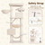 Heybly Cat Tree, 71-Inch-Tall Tower for Indoor Cats with 2 Perches HCT034M
