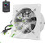 WiseWater 6 Inch White Exhaust Fan, 110V 40W Wall Mount, 353 CFM