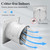 WiseWater 6 Inch White Exhaust Fan, 110V 40W Wall Mount, 353 CFM