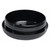 Jejavu 1-1/2" Deluxe Wrought Iron Chair Glides, Black, Pack of 25