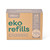 Diaper Dekor CLASSIC Diaper Pail Refills | 4 Count Unscented | Exclusive End-of-Liner Marking | Thick Quick & Easy to Replace | Most Economical Refill System | for Original and Eko Style Pails