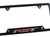 RST License Plate Frame Cover Holder, Black for Silverado 1500 Tahoe Yukon,Truck Car Accessories 1pcs