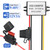Mzhou 9-40V to 12V 3A Power Converter - Waterproof 36W Voltage Transformer for Truck/RV, CCTV Systems (CE Certified)