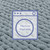 Bigacogo Chunky Knit Throw Blanket for Couch, 40x40 inches, Dusty Blue