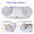 TANLUX LED Emergency Lights with Battery Backup, Commercial Emergency Light Fixtures for Business Home Power Failure Emergency Exit Sign Lighting with 1.0 Meter Plug in Cord AC120V Input