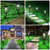 BesLowe 8-Pack Solar Pathway Lights Outdoor, Landscape Lights Cool White