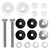 IWIWE 67-209-911-SS Pool Diving Board Bolts Mounting Kit Replacement for S.R.Smith Two Hole Residential Diving Board of 6ft/8ft/10ft,Diving Board Resurfacing Kit with Bolts/Washers/Nuts etc