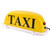 LEEYIKE Taxi Sign USB Rechargeable Battery Drives Top Light Roof Sign with Magnetic Base Waterproof Logo Sign Light Yellow Push Button Switch