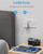 US to UK Plug Adapter, Mscien Type G Travel Adapter with 2 AC Outlets, 2 USB C & 1 USB A Port, Outlet Adapter for USA to England, Compact for International Travel