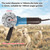 Vislone 8 Blades Livestock Hoof Trimming Grinding Wheel Sheep Cattles Horses Cow Trimming Plate Wood Carving Disc Aluminum Alloy Electric Angle Grinder Attachments Tool