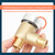 Lisnhlin Upgraded Brass RV Vacuum Breaker Check Valve 571-VAC-CHK-A