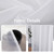 MIULEE White 25 x 80 Inches Sidelight Curtains for French Door Sheer Panels