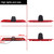 HD Brake Light Reversing Camera with 7 Inch Rear View Mirror Monitor, Waterproof Night Vision Rear View Camera Replacement for Ford Transit Tourneo Custom Jumbo Box V363 F150 F250 F350 V636 MK8