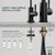 FORIOUS Pull Down Kitchen Faucet and Water Filter Faucet, Matte Black