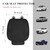 povtii Car Bottom Seat Cover, Anti Slip Leather Auto Front Seat Cushion Cover with Storage Pocket, Comfortable Car Bottom Seat Pad Protector for Cars, SUV, Trucks, Car Accessories (Black)