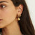 10mm Gold Ball Huggie Hoop Earrings for Women Simple Stainless Steel Drop Dangle Earrings
