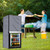 Coldairsoap Outdoor Refrigerator Cover, Silver, 5-7.5 Cubic, 23" x 23" x 56"