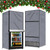 Coldairsoap Outdoor Refrigerator Cover, Silver, 5-7.5 Cubic, 23" x 23" x 56"