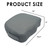 AEROiVi Hot Tub Booster Seat for Adults 5in Thick Weighted Quick Sink Gray