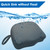 AEROiVi Hot Tub Booster Seat for Adults 5in Thick Weighted Quick Sink Gray