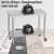 Finnhomy 4 Inch Prep Table Caster Wheels Set of 4 Heavy duty Expanding Stem Casters Fit 7/8", 1", 1-1/2" and 1-5/8" Tube Leg for Stainless Steel Furniture Legs, Worktable, Commercial Kitchen Workbench