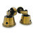 LEPEVNEY Swivel Caster Wheels Cup Type Solid Brass Castor for High Load Capacity Furniture, Universal Wheel Castors for Armchairs Sofas Beds, Antique Polished,φ1.77 / 45mm 2 PCS Brown