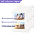 Remowith 9x11 Self-Adhesive Photo Album Refill Pages, 3-Ring, 100 Pages