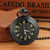 Whodoit Uncovered Arabic Numeral Dial Mechanical Pocket Watch for Men,Black