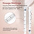40 Pack Disposable Vaginal Cream Applicators, Lube Injector Syringes, Fits Preseed, Suppository, Lub-RIC-Ants, Premarin, Gels, Lubricants, Feminine Care Applicator - Comfort Tip and Dosage Markings