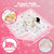 Cibaabo Pink Puppy Pads with Adhesive Tabs 23x23in 50 Count Super Absorbent