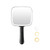 Hand Mirror with 3 Light Color, 6.2'' X 5.9'' Lighted Handheld Mirror