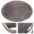 ABOOFAN Embedded Trash Bin Lid Replacement, 8 Inch Round Flip Cover for Kitchen Waste Bins, Stainless Steel Swing Flap Trash can Cover Quiet, and Scratch-Resistant Garbage Can Lid