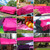 STARPYNG-7 Mil Pink/Silver 12x20 Feet Tarp-Multifunctional Waterproof Tarpaulin-Waterproof, UV Resistant, Rip and Tear Resistant, Poly Tarpaulin with Reinforced Edges for Cover