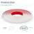 39" Transparent Shower Threshold Water Dam Barrier,Dry & Wet Separation