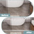 39" Transparent Shower Threshold Water Dam Barrier,Dry & Wet Separation