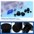 Glarks 100pcs 7 Sizes Solid Silicone Hole Plug Set, Black High Temp Silicone Plug, T Shaped Stopper Hole Plug, Round Hole Flexible Stopper for Wire Cable, Hole Plugs, Automotive, Water Pipe