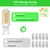 BUBO G9 LED Bulb 2700K Soft White 430 Lumens, 3W Equivalent 40W T4 G9 Halogen Replacement, 360°Beam Angle 120V Non-Dimmable No-Flicker G9 Light Bulbs for Crystal Chandelier Lighting, 10 Pack