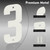 8 Inch White House Numbers, Modern Metal Address Numbers for Outside (2)